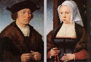 CLEVE, Joos van Portrait of a Man and Woman dfg USA oil painting artist